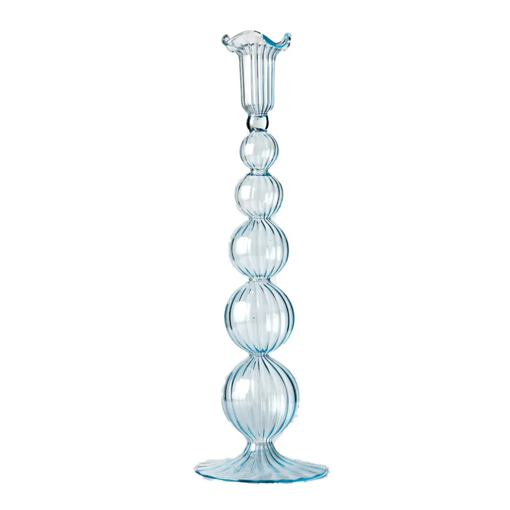 Sky Kynttilänjalka 30 cm Vaaleansininen