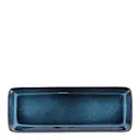 Serveringsfat Rektangulärt 39x14 cm Blå/Svart