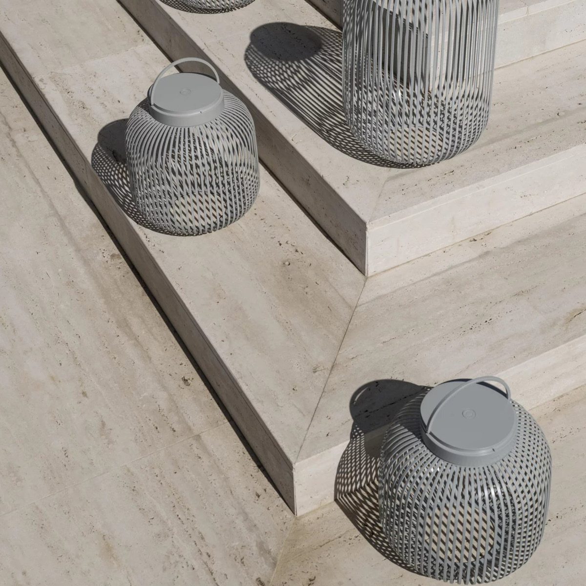 Blomus Lito LED Valaisin M 30,5 cm Granite Gray