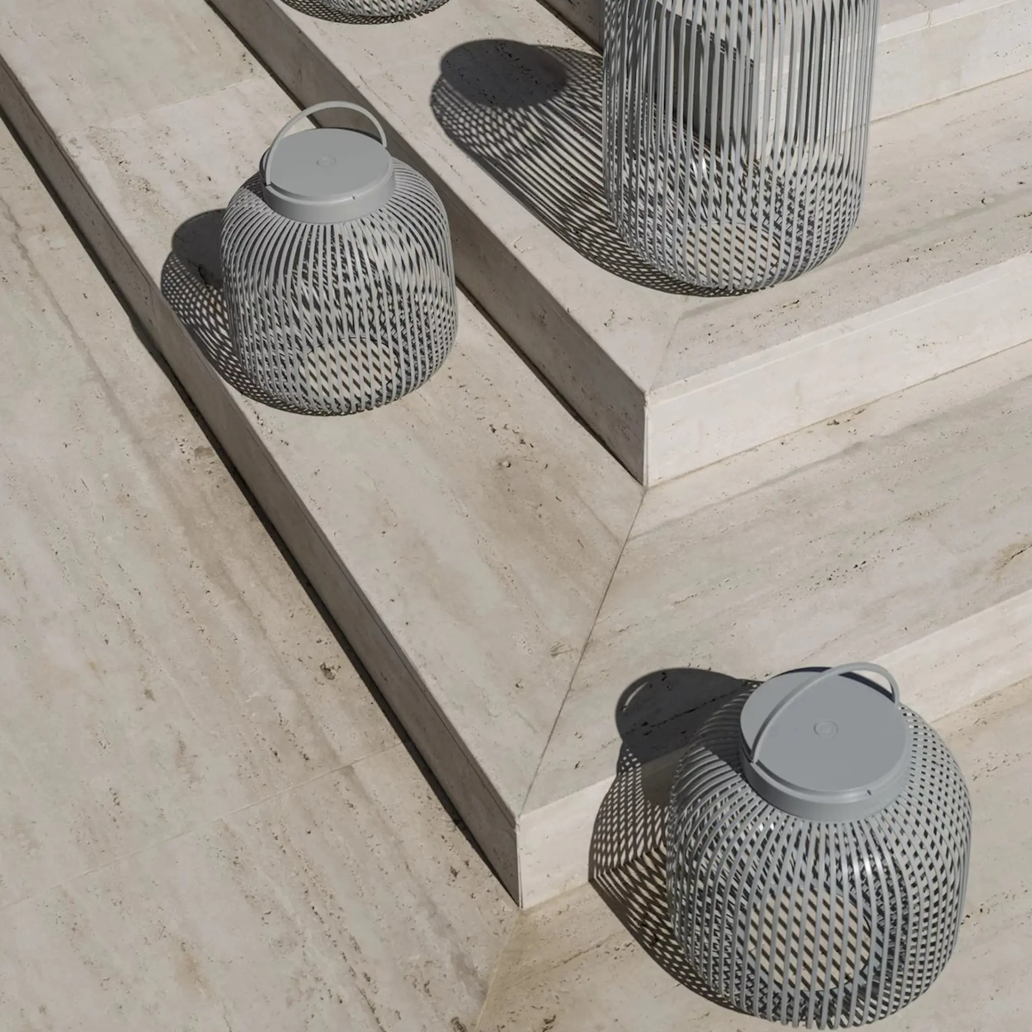 Blomus Lito LED-lampa M 30,5 cm granite gray