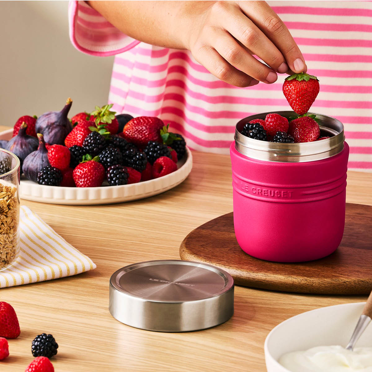Le Creuset On The Go mattermos 0,5L berry
