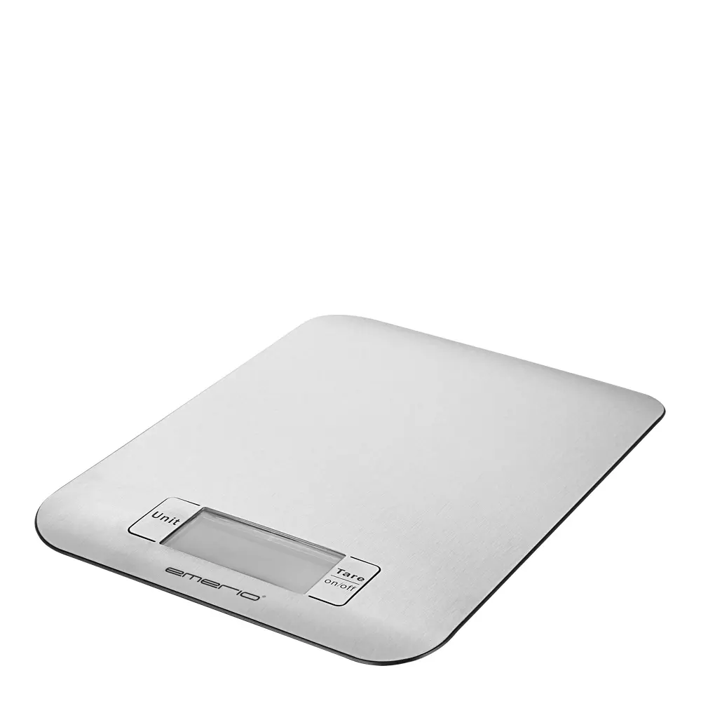 Keittiövaaka 19,5x38x10,5 cm ruostumatonta terästä